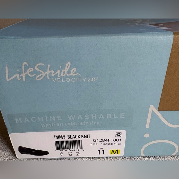 LifeStride Velocity 2.0 Black Women's Immy Ballet Flat Size 11M - Picture 9 of 9